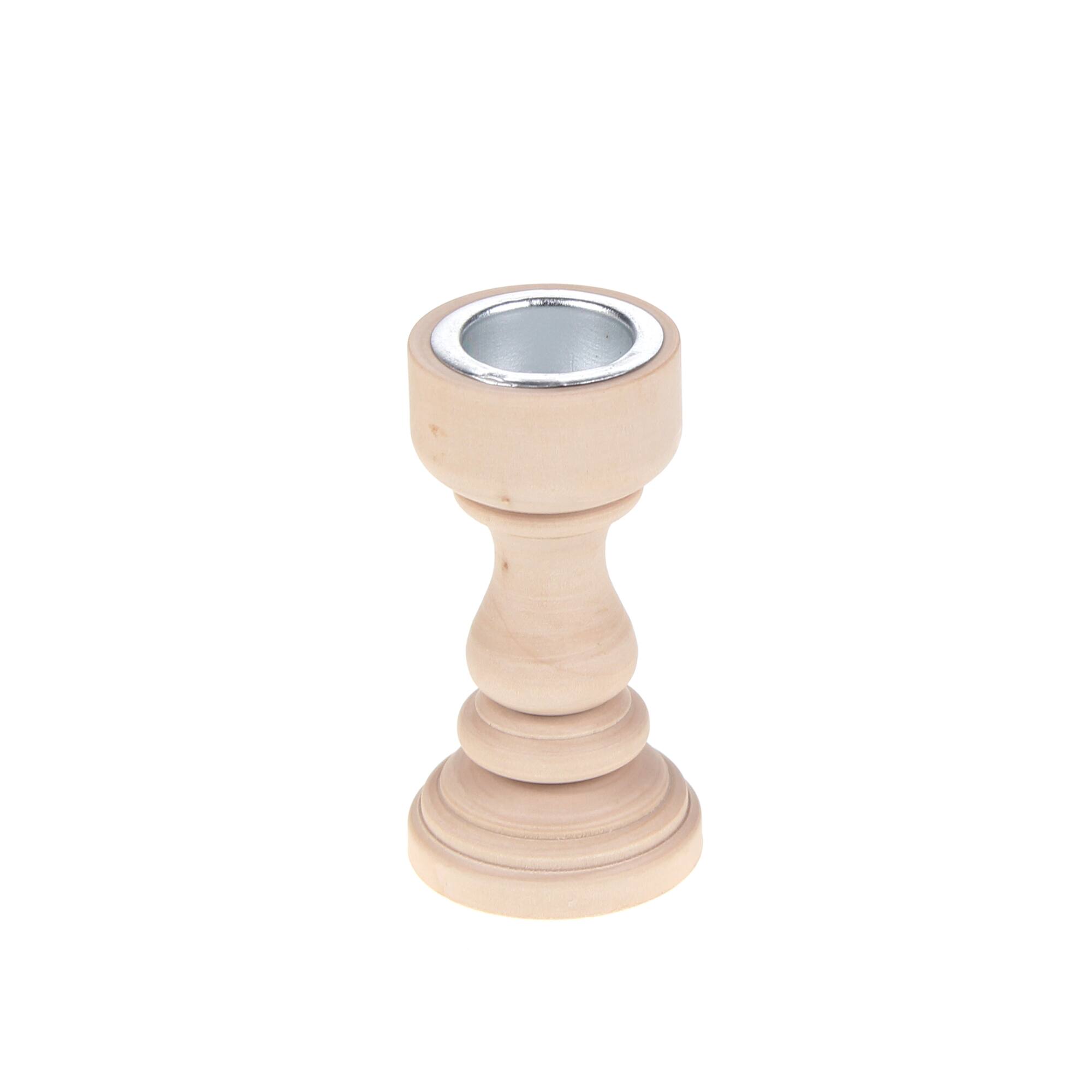 Wood Candle Holders, 5ct. by Make Market®